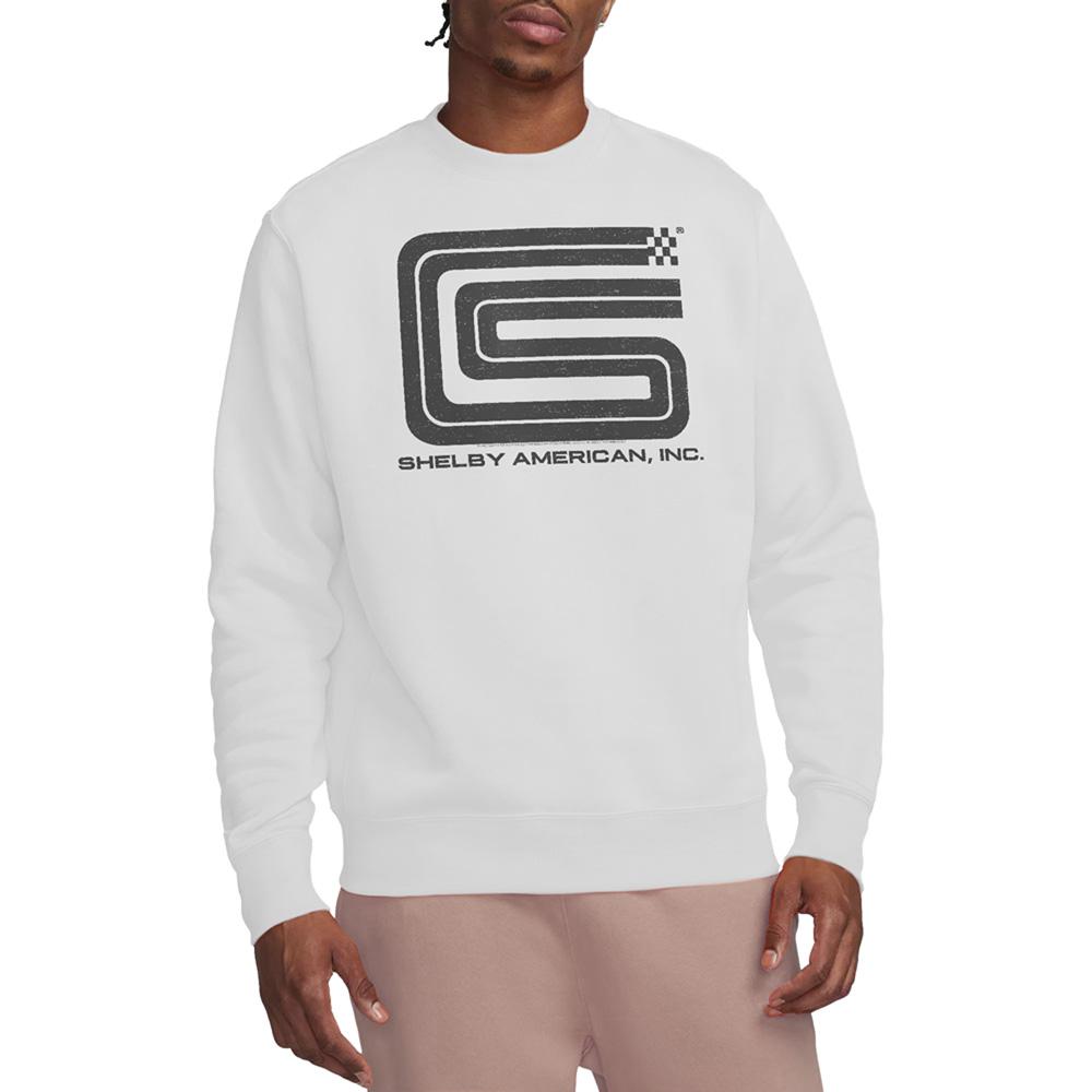 White - Back - Carroll Shelby Unisex Adult Vintage Sweatshirt