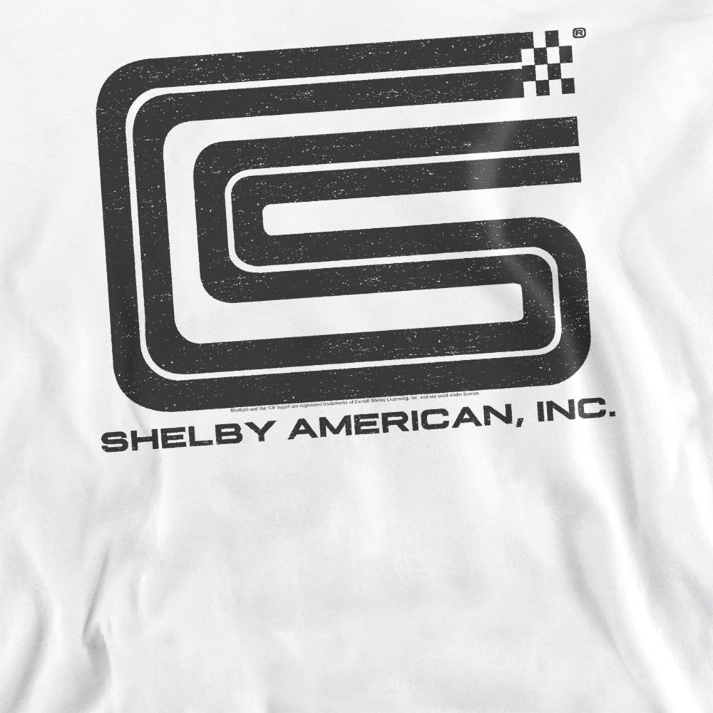 White - Side - Carroll Shelby Unisex Adult Vintage Sweatshirt