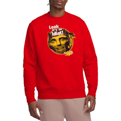 Red - Back - MirrorMask Unisex Adult Riddle Me This Sweatshirt