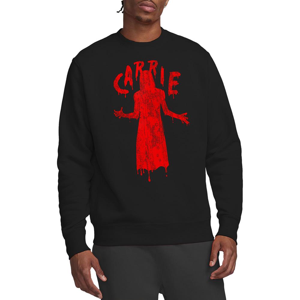 Black - Back - Carrie Unisex Adult Silhouette Sweatshirt