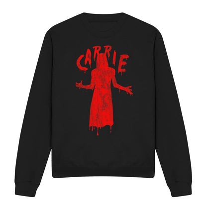 Black - Front - Carrie Unisex Adult Silhouette Sweatshirt