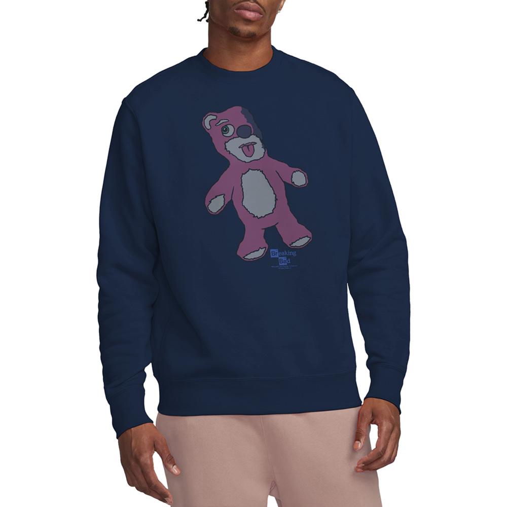 Navy - Back - Breaking Bad Unisex Adult Tread Lightly Bear Sweatshirt