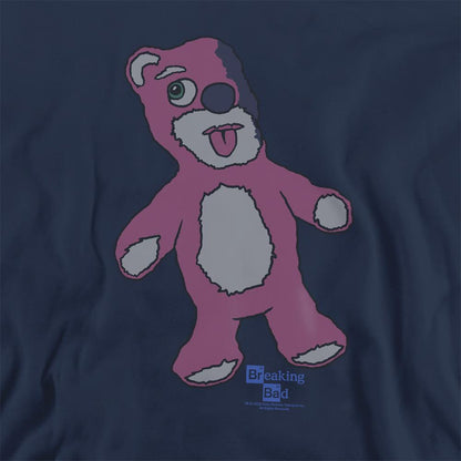 Navy - Side - Breaking Bad Unisex Adult Tread Lightly Bear Sweatshirt