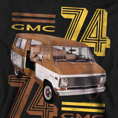 Black - Side - GMC Unisex Adult 74 Sweatshirt