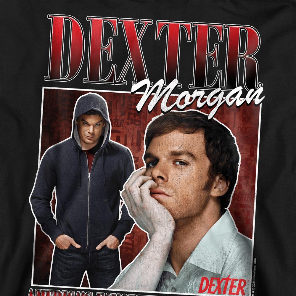 Black - Side - Dexter Unisex Adult Sweatshirt