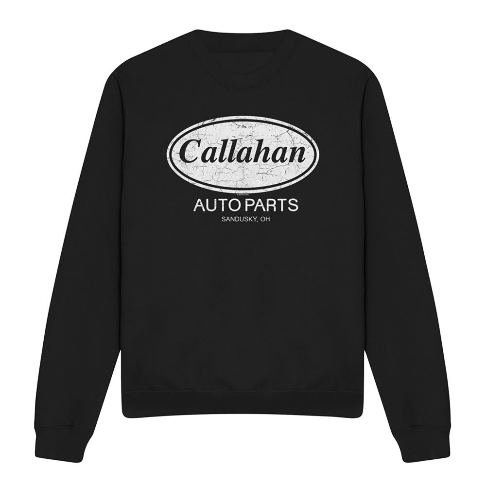 Black - Front - Tommy Boy Unisex Adult Callahan Auto Sweatshirt