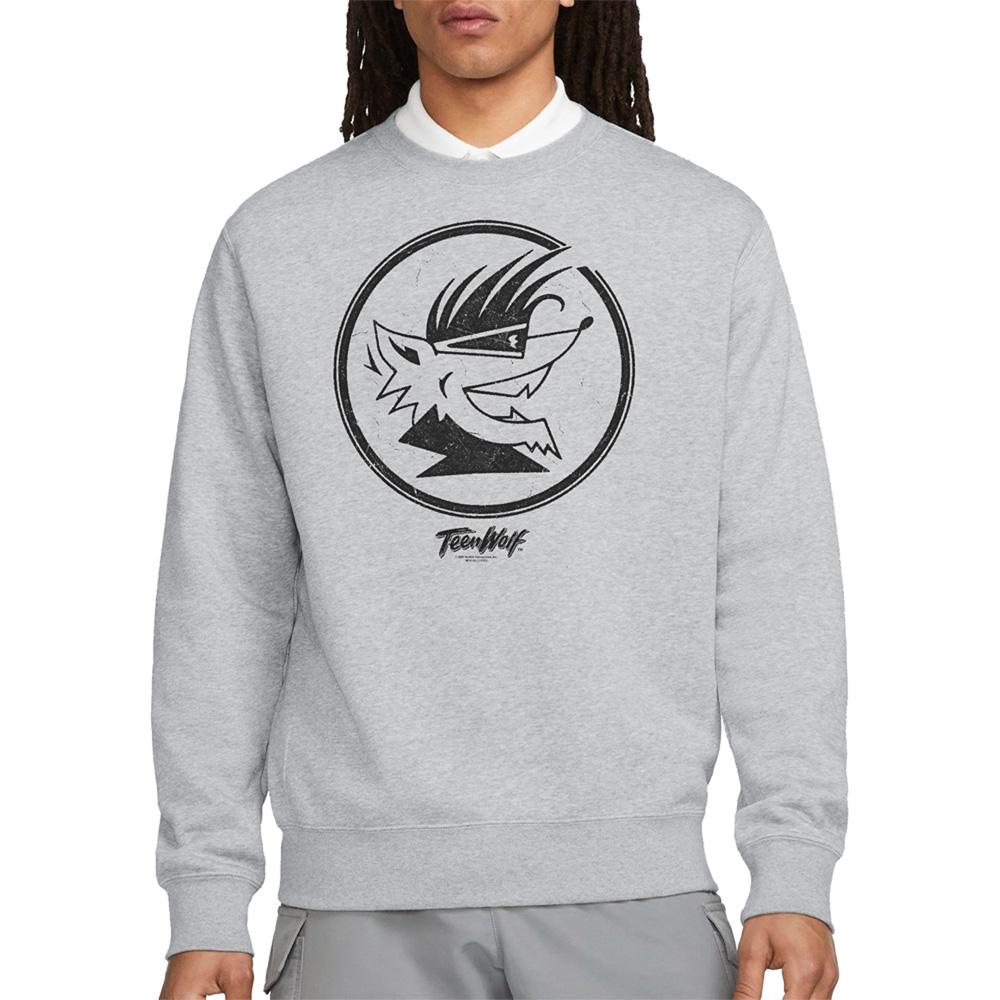 Athletic Heather - Back - Teen Wolf Unisex Adult Wolf´s Head Heather Sweatshirt