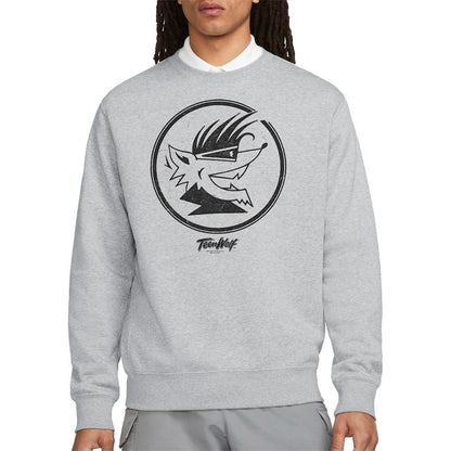 Athletic Heather - Back - Teen Wolf Unisex Adult Wolf´s Head Heather Sweatshirt