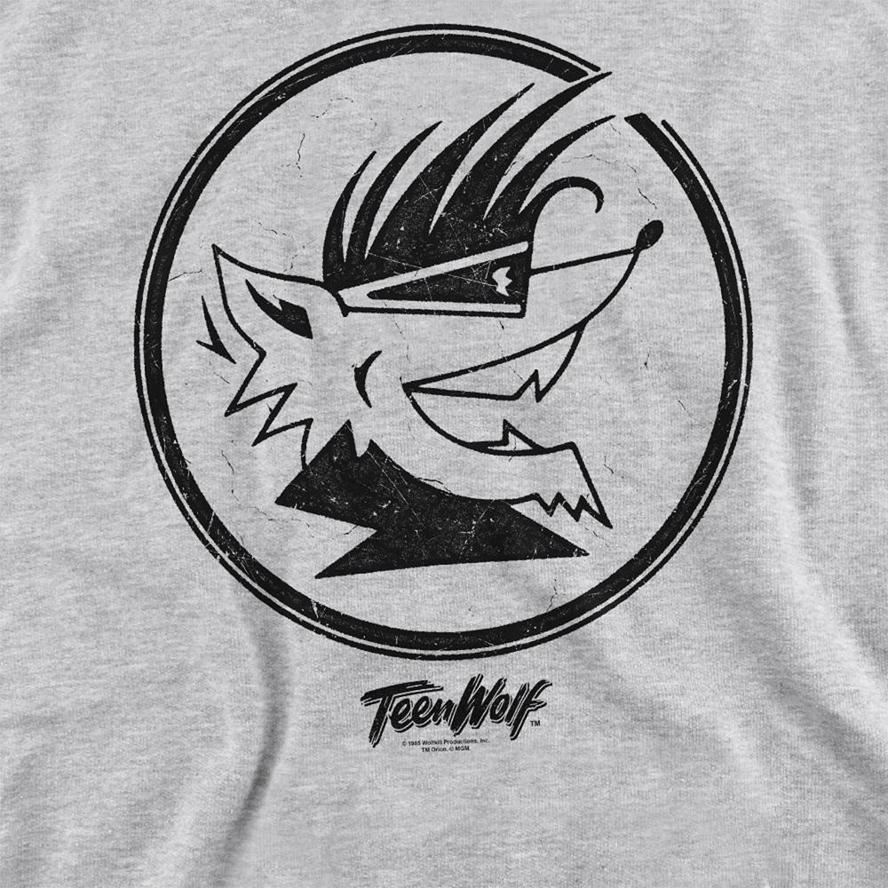 Athletic Heather - Side - Teen Wolf Unisex Adult Wolf´s Head Heather Sweatshirt