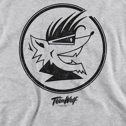 Athletic Heather - Side - Teen Wolf Unisex Adult Wolf´s Head Heather Sweatshirt