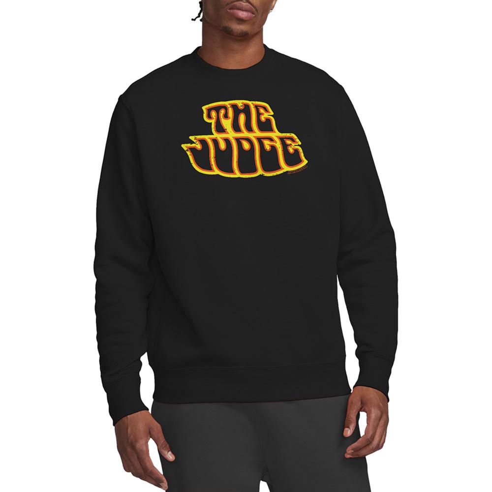 Black - Back - Pontiac Unisex Adult The Judge Logo Sweatshirt