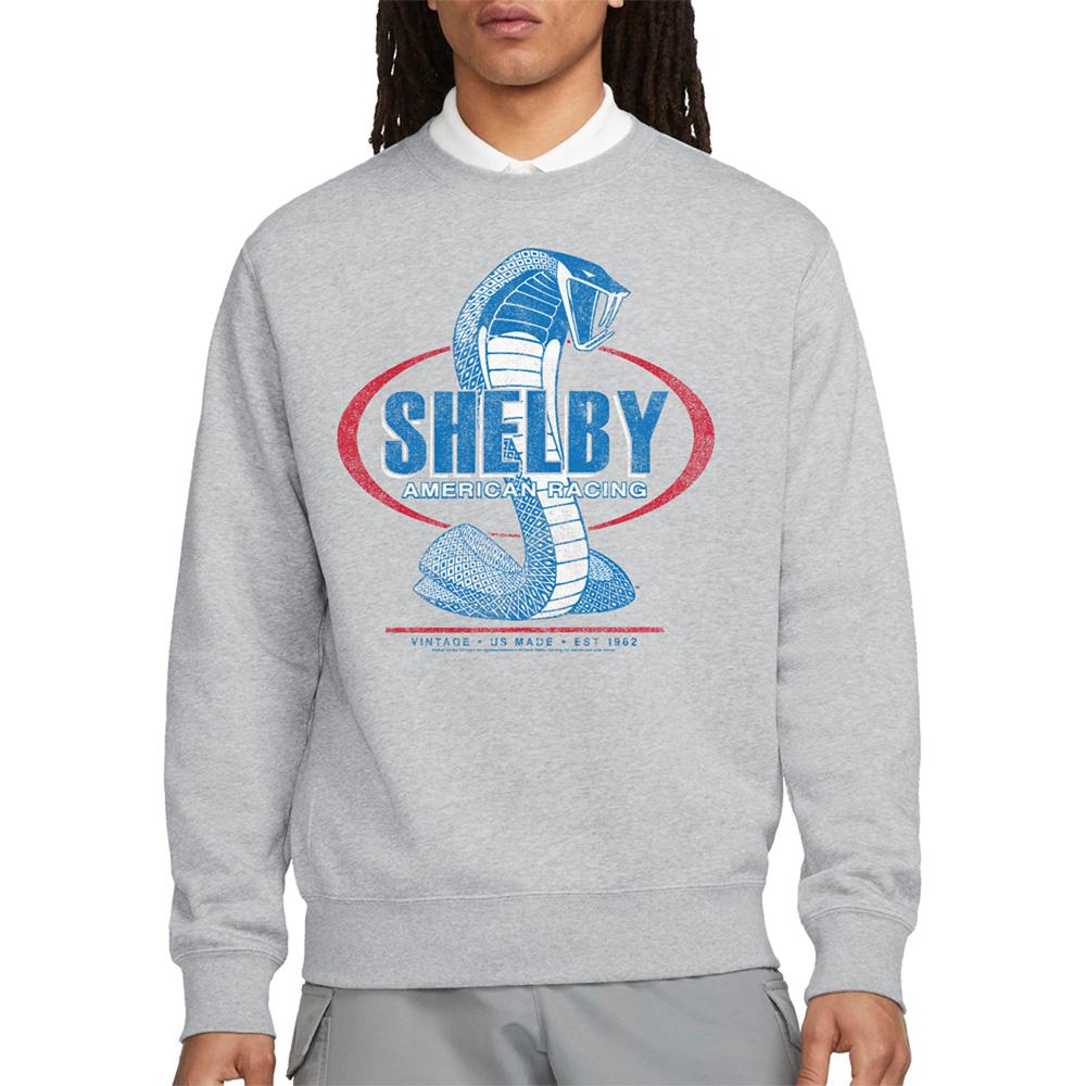 Athletic - Back - Carroll Shelby Unisex Adult American Racing Heather Sweatshirt