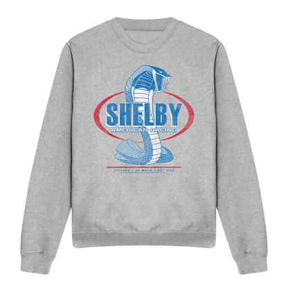 Athletic - Front - Carroll Shelby Unisex Adult American Racing Heather Sweatshirt