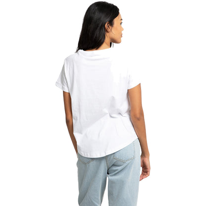 White - Back - Sesame Street Womens-Ladies All The Cookies Classic T-Shirt