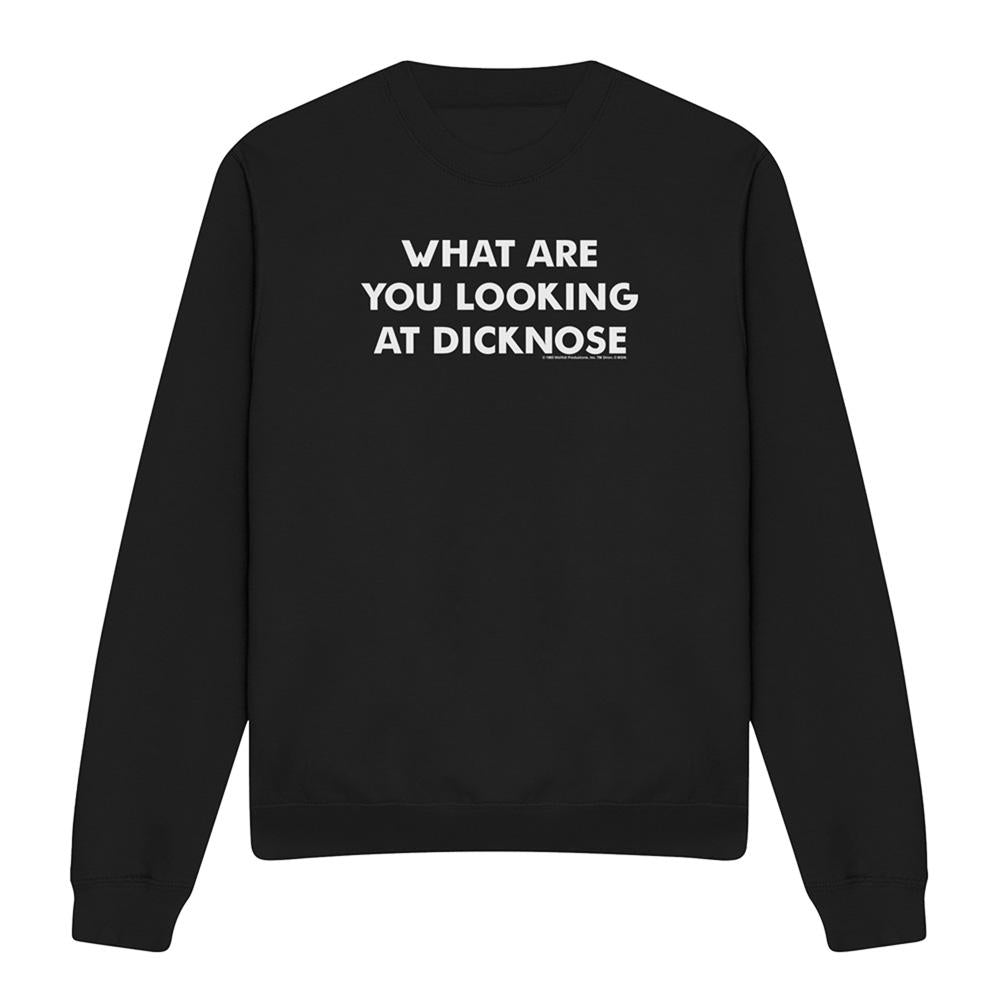 Black - Front - Teen Wolf Unisex Adult Looking At Sweatshirt