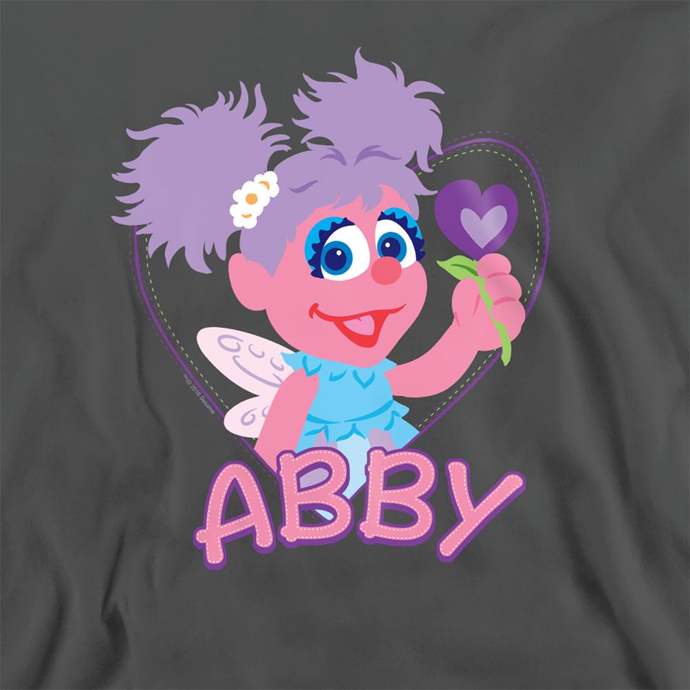 Charcoal - Side - Sesame Street Unisex Adult Abby Cadabby Flat Sweatshirt