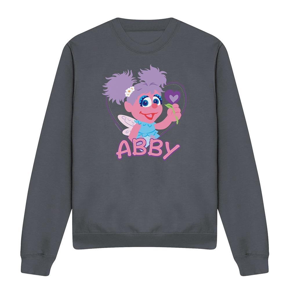 Charcoal - Front - Sesame Street Unisex Adult Abby Cadabby Flat Sweatshirt