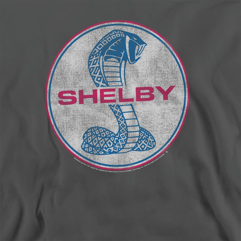 Charcoal - Side - Carroll Shelby Unisex Adult Full Color Cobra Sweatshirt