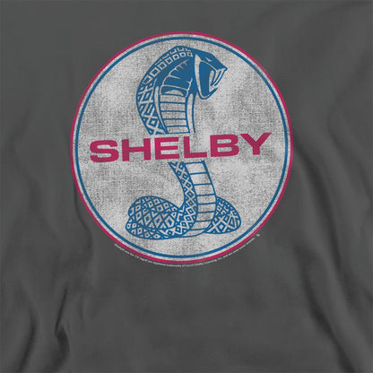 Charcoal - Side - Carroll Shelby Unisex Adult Full Color Cobra Sweatshirt