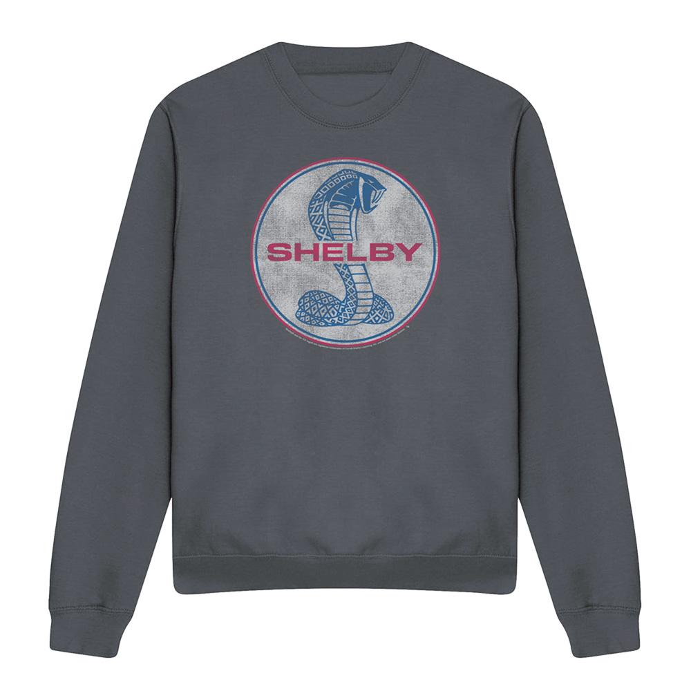 Charcoal - Front - Carroll Shelby Unisex Adult Full Color Cobra Sweatshirt