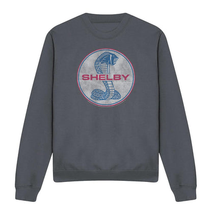 Charcoal - Front - Carroll Shelby Unisex Adult Full Color Cobra Sweatshirt