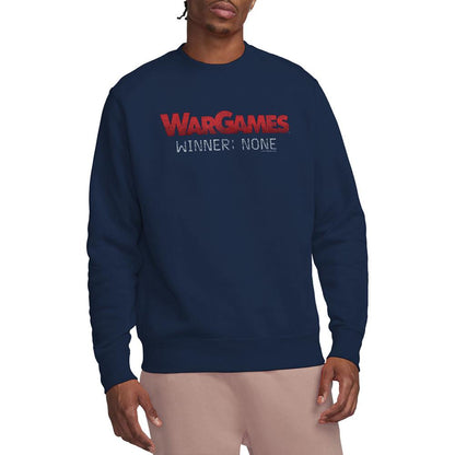 Navy - Back - WarGames Unisex Adult No Winners Sweatshirt