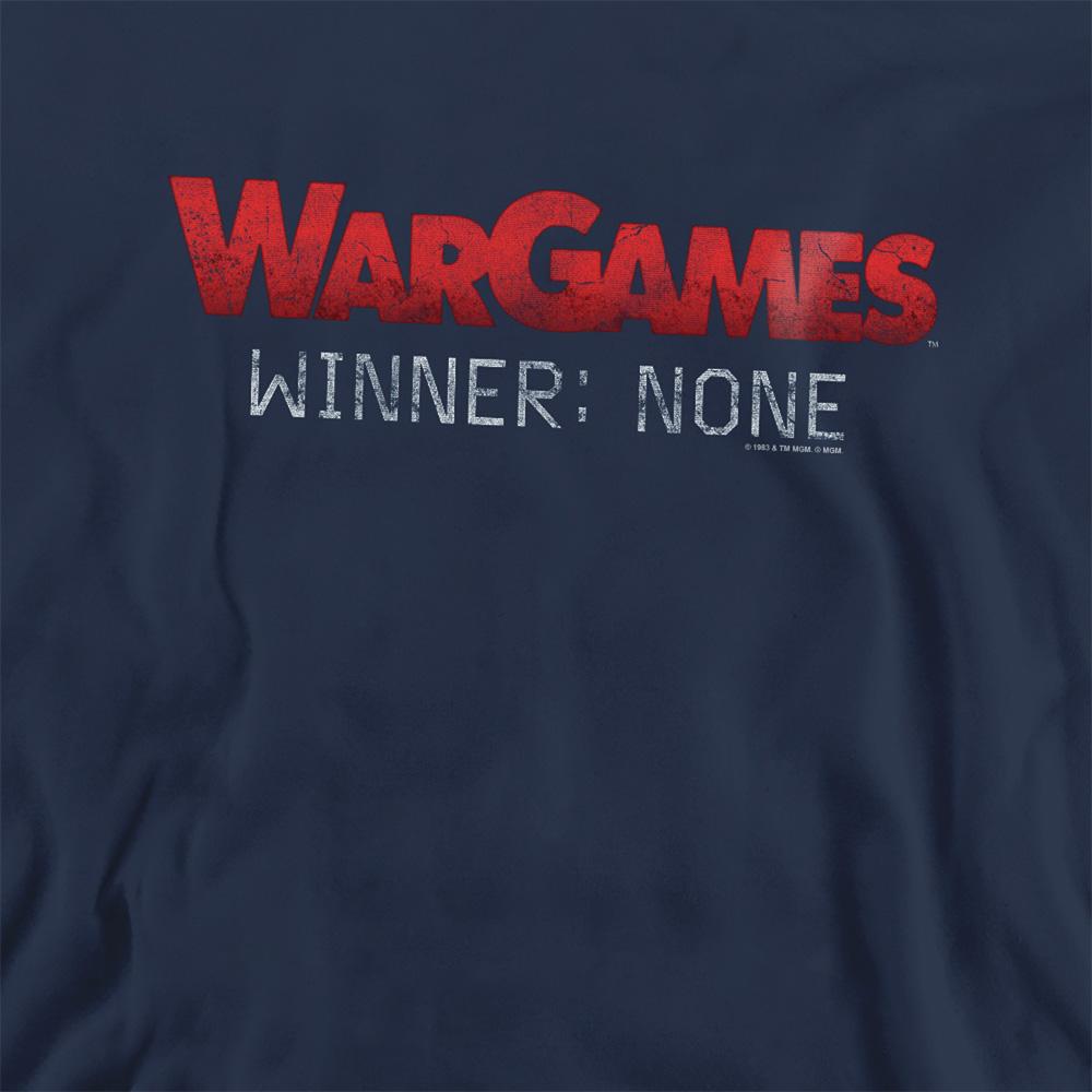 Navy - Side - WarGames Unisex Adult No Winners Sweatshirt