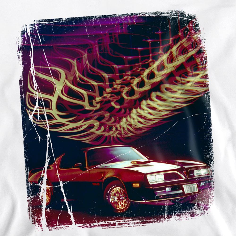 White - Side - Pontiac Unisex Adult Firebird 77 Sweatshirt