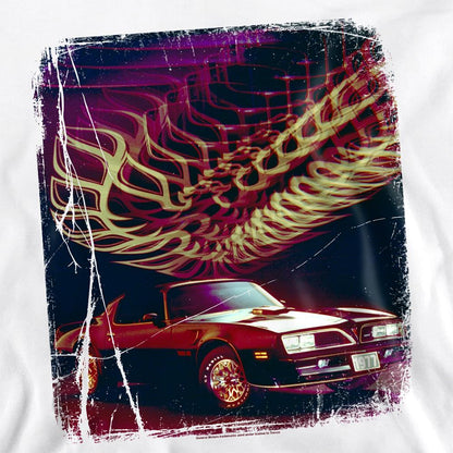 White - Side - Pontiac Unisex Adult Firebird 77 Sweatshirt
