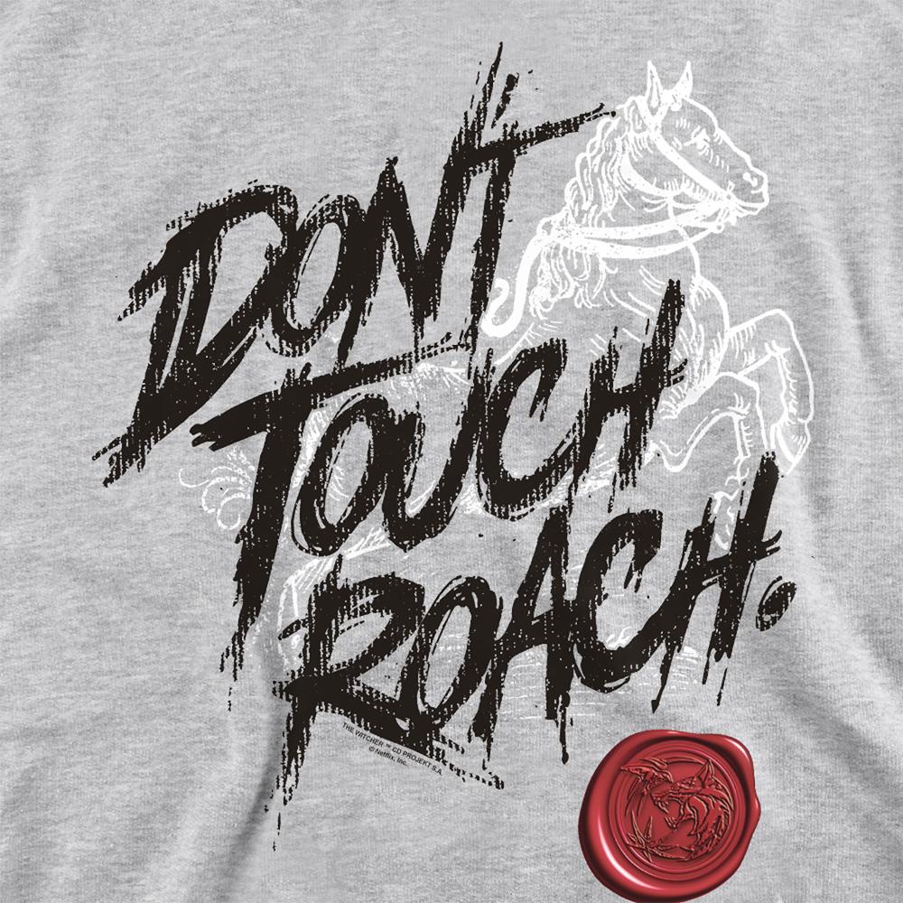 Athletic Heather - Side - The Witcher Unisex Adult Don´t Touch Roach Heather Sweatshirt