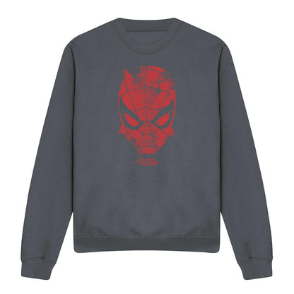 Charcoal - Front - Marvel Unisex Adult Webhead Sweatshirt