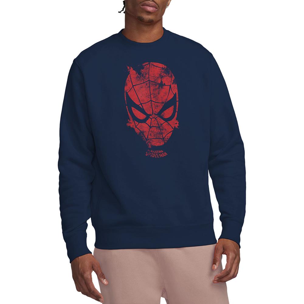 Navy - Back - Marvel Unisex Adult Webhead Sweatshirt