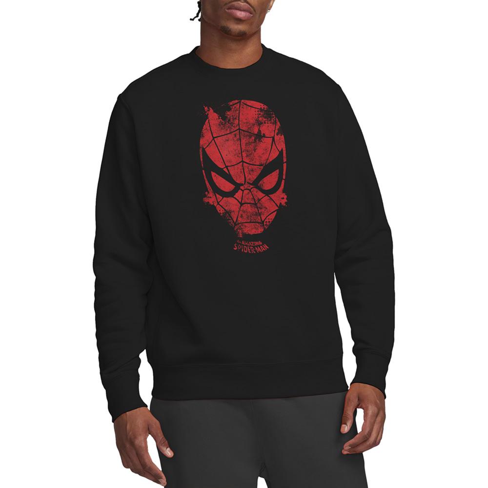 Black - Back - Marvel Unisex Adult Webhead Sweatshirt