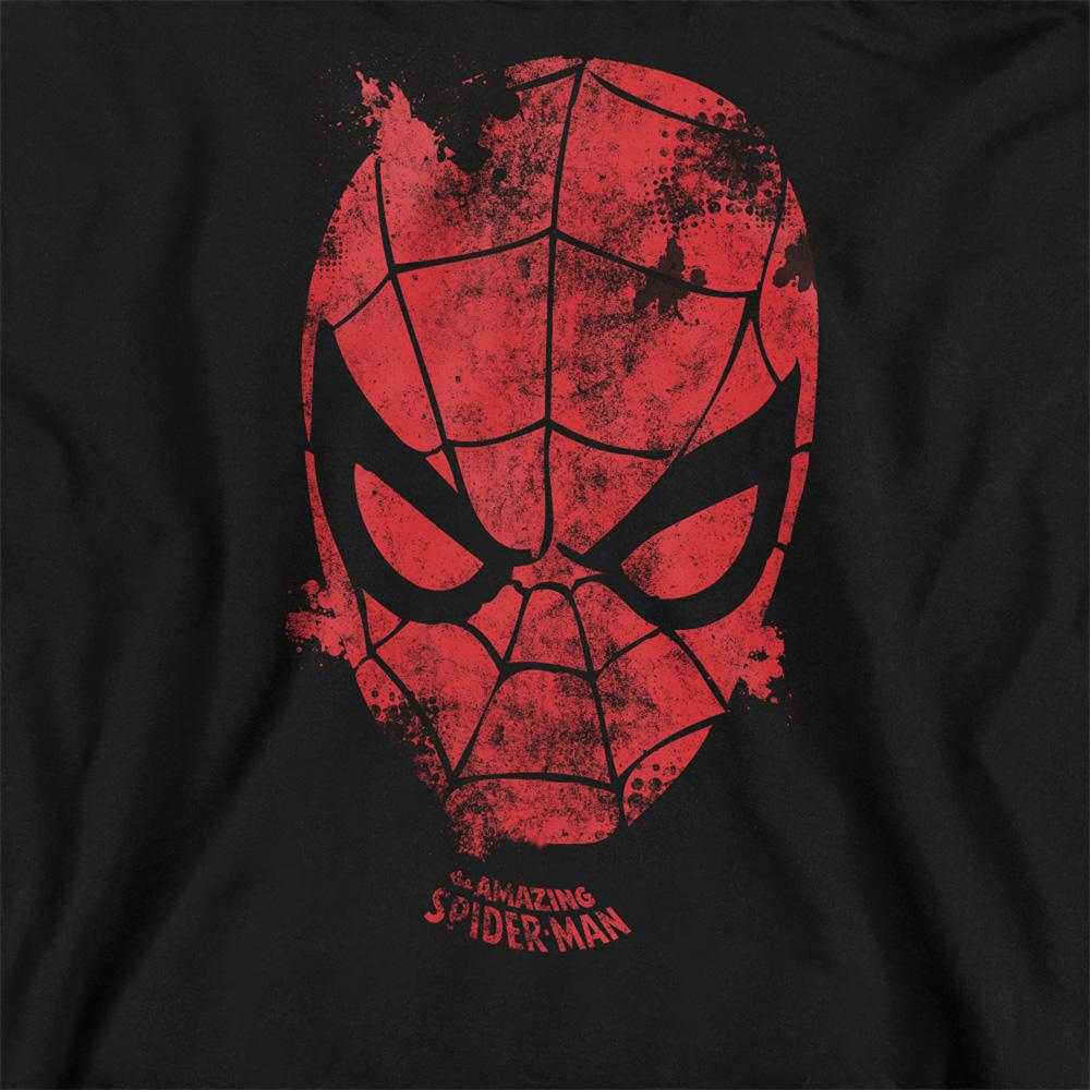 Black - Side - Marvel Unisex Adult Webhead Sweatshirt