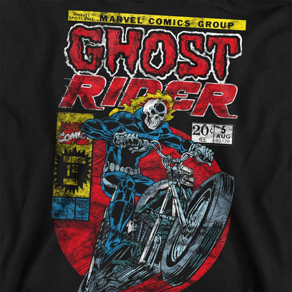 Black - Side - Ghost Rider Unisex Adult Sweatshirt