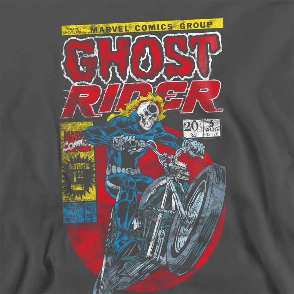 Charcoal - Side - Ghost Rider Unisex Adult Sweatshirt