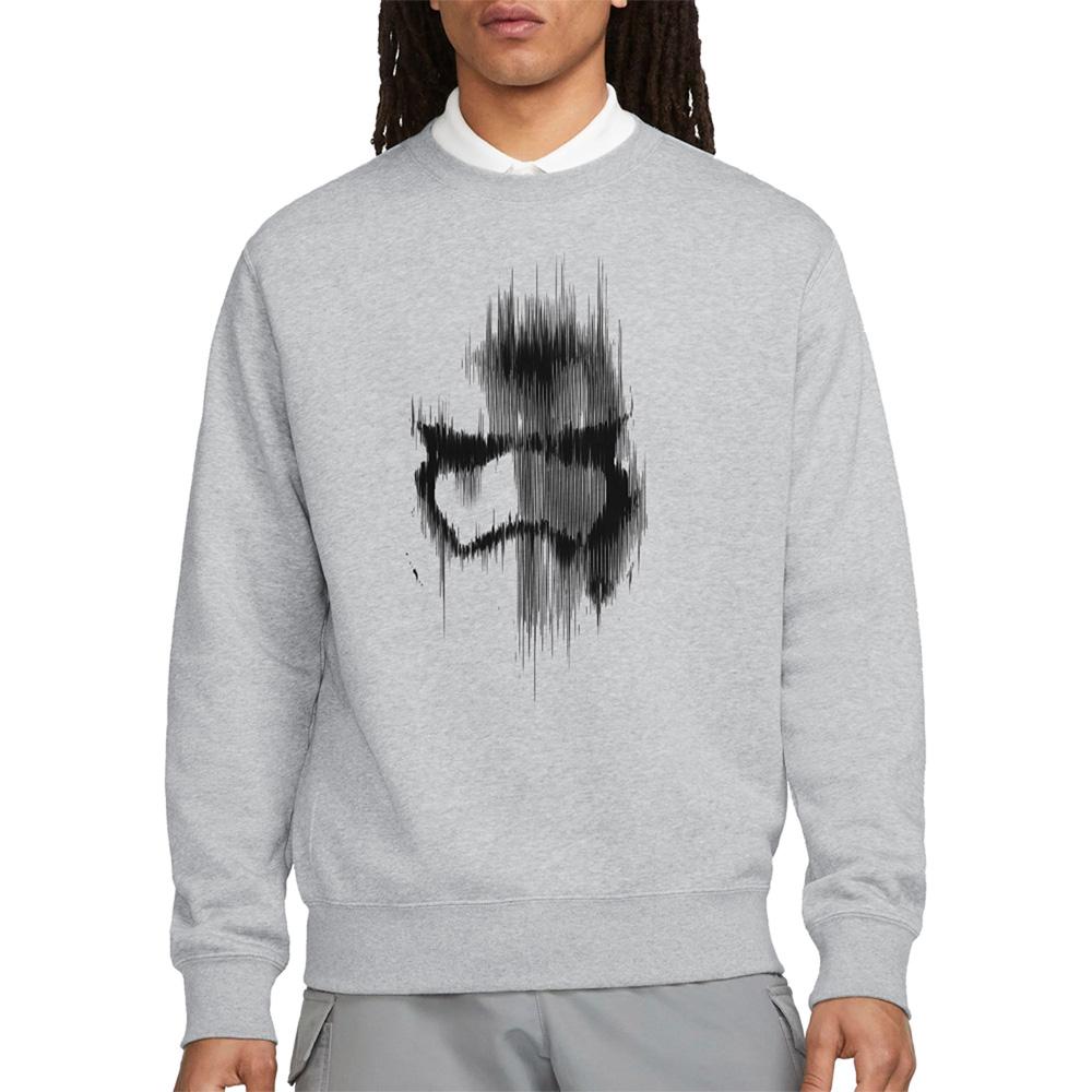 Athletic Heather - Back - Star Wars Unisex Adult Trooper Mask Sweatshirt