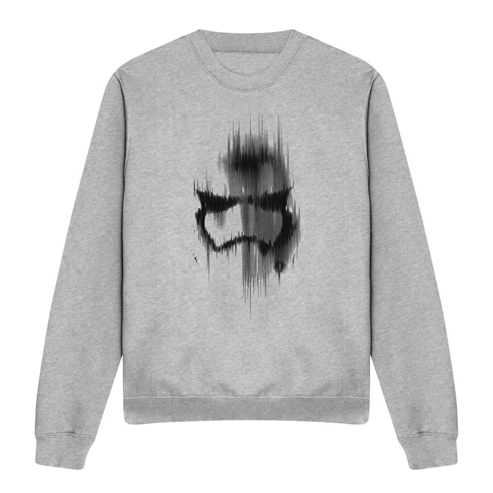 Athletic Heather - Front - Star Wars Unisex Adult Trooper Mask Sweatshirt