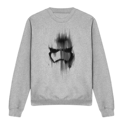 Athletic Heather - Front - Star Wars Unisex Adult Trooper Mask Sweatshirt