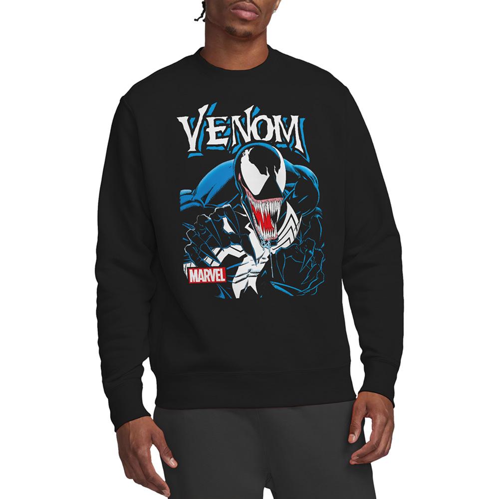 Black - Back - Venom Unisex Adult Antihero Sweatshirt