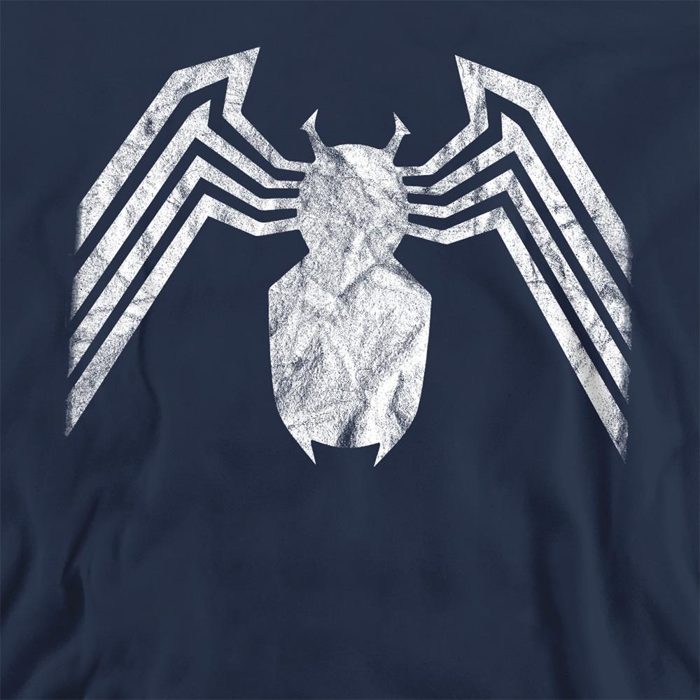 Navy - Side - Venom Unisex Adult Emblem Sweatshirt