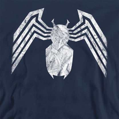 Navy - Side - Venom Unisex Adult Emblem Sweatshirt