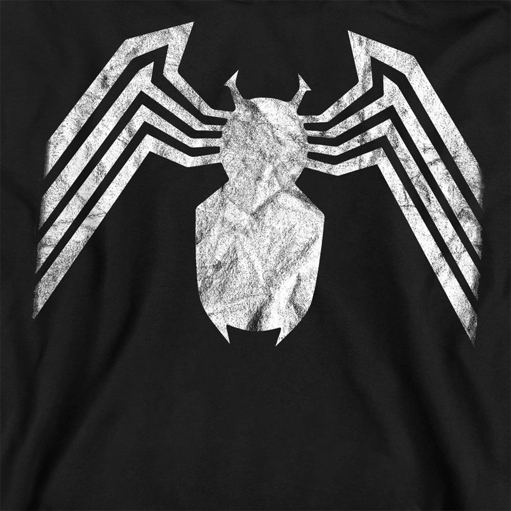 Black - Side - Venom Unisex Adult Emblem Sweatshirt