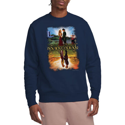 Navy - Back - The Princess Bride Unisex Adult Poster Reflection Sweatshirt