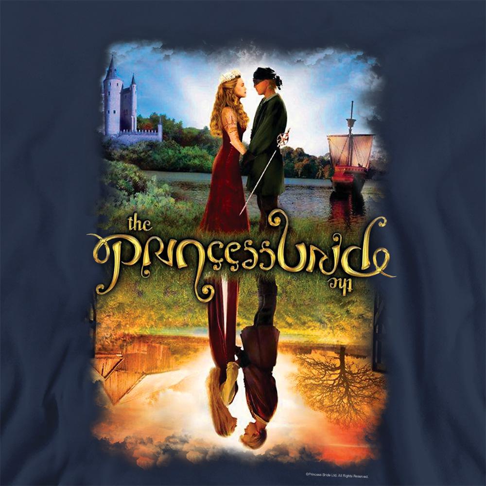 Navy - Side - The Princess Bride Unisex Adult Poster Reflection Sweatshirt