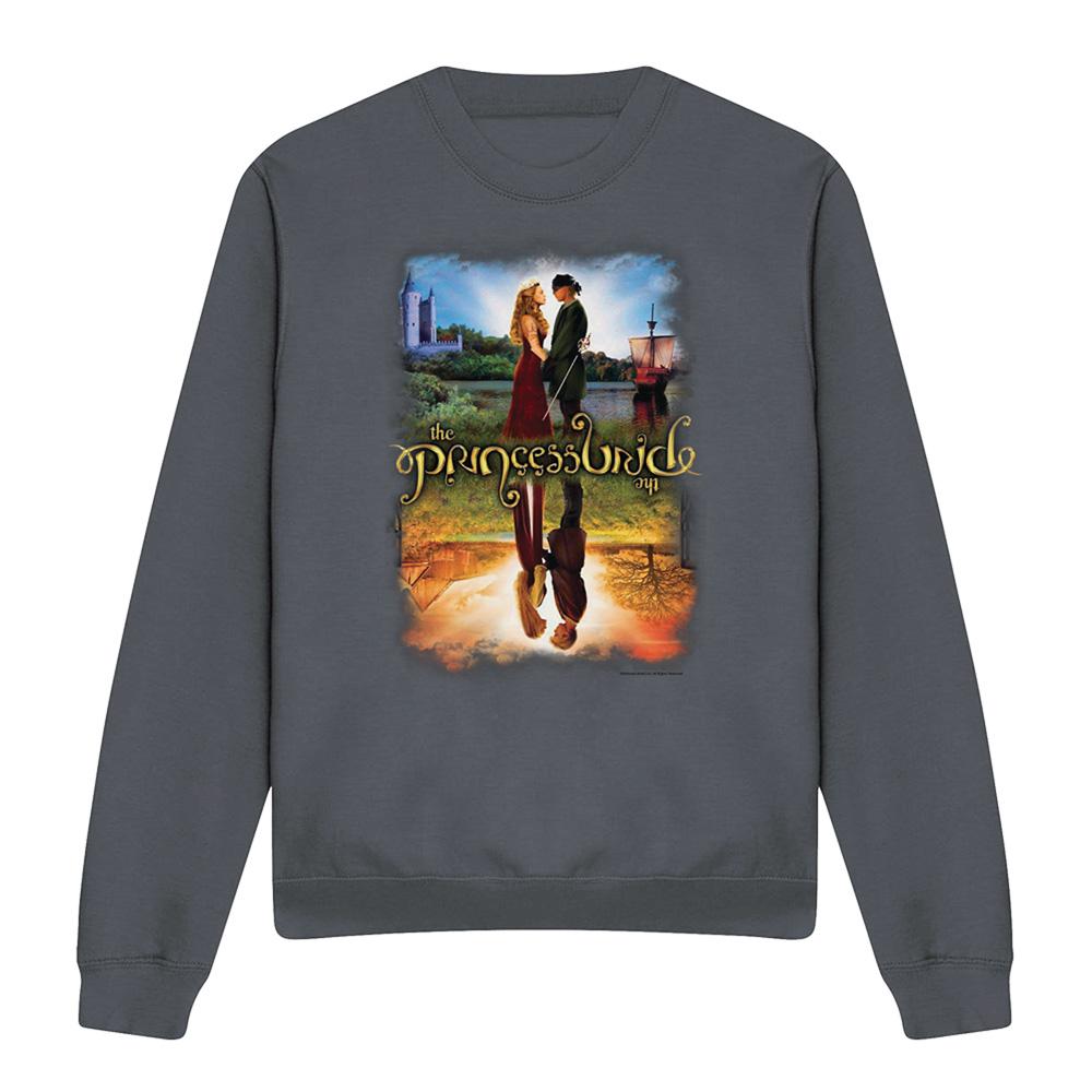 Charcoal - Front - The Princess Bride Unisex Adult Poster Reflection Sweatshirt