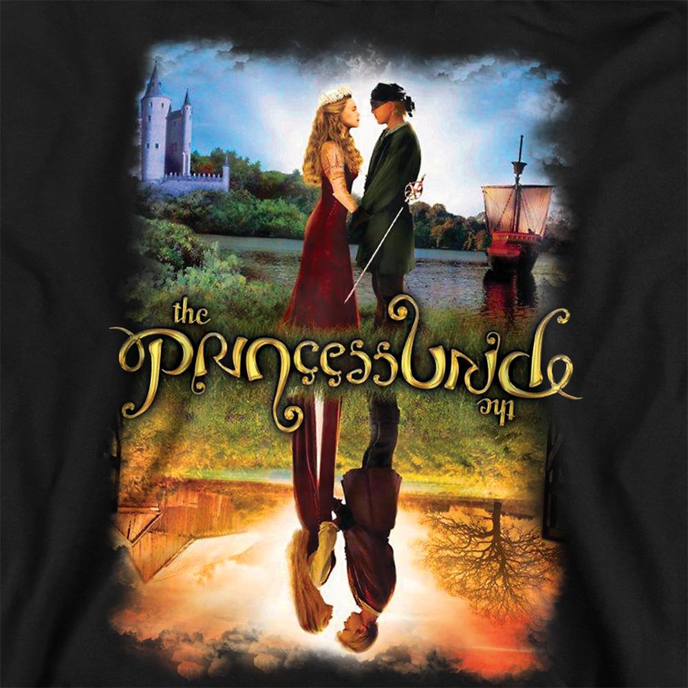 Black - Side - The Princess Bride Unisex Adult Poster Reflection Sweatshirt