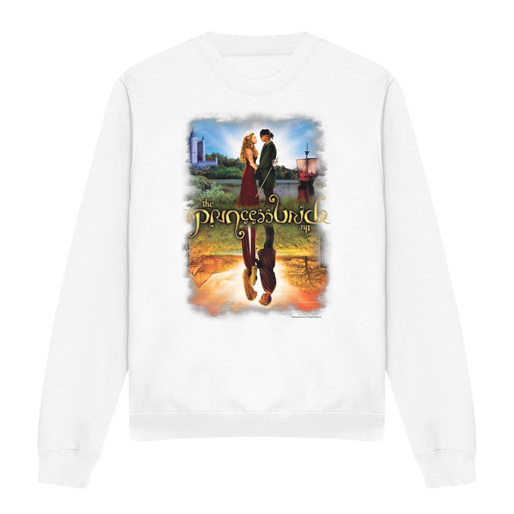 White - Front - The Princess Bride Unisex Adult Poster Reflection Sweatshirt