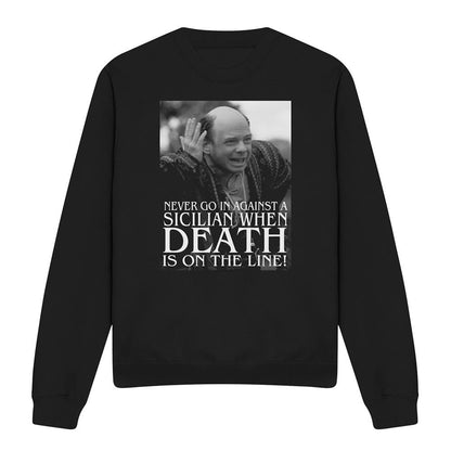 Black - Front - The Princess Bride Unisex Adult Sicilian Sweatshirt