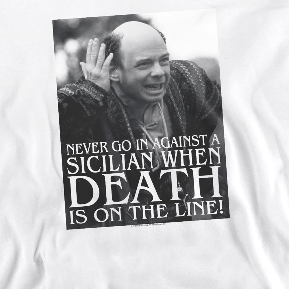 White - Side - The Princess Bride Unisex Adult Sicilian Sweatshirt